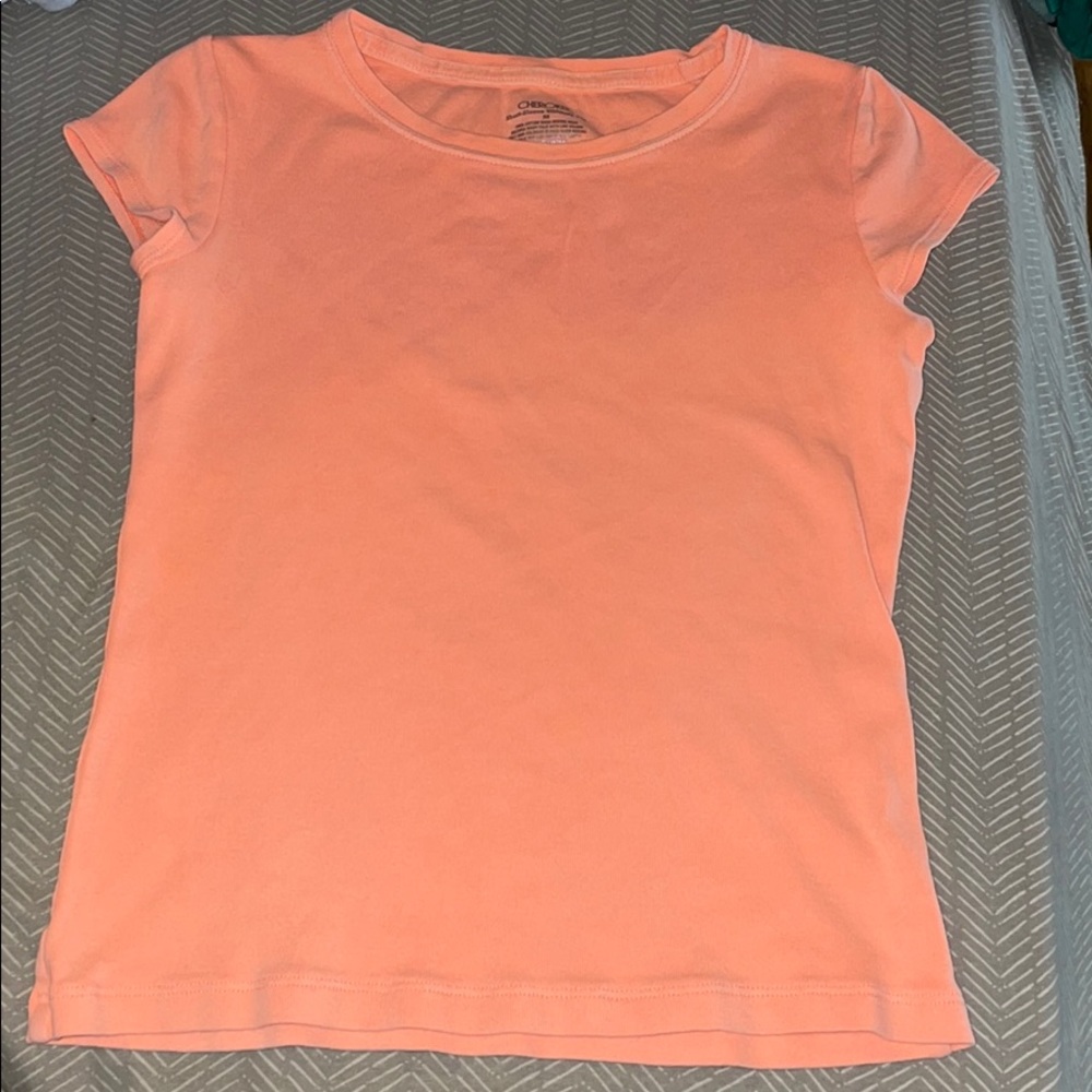 girls coral shirt